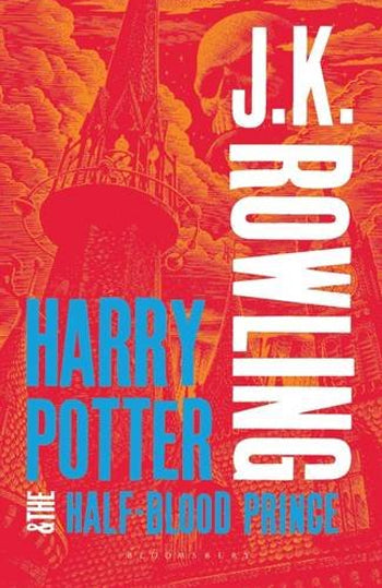 Harry Potter and the Half Blood Prince Harry Potter 6 Adult Cover - J. K. Rowling kitap kapağı
