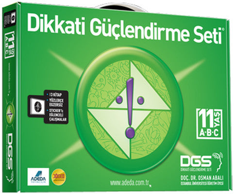 Dikkati Güçlendirme Seti - 5. Sınıf - 11 Yaş | Adeda