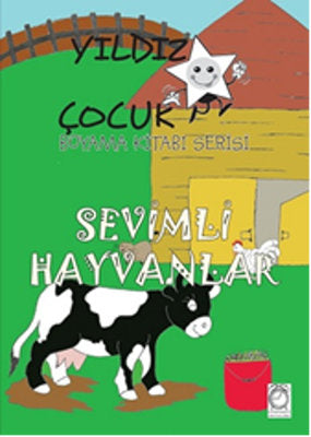 Yıldız Çocuk Boyama Kitabı Serisi 4 - Sevimli Hayvanlar | Kitapsaati Yayınları