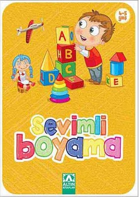 Sevimli Boyama - Sarı | Altın Kitaplar