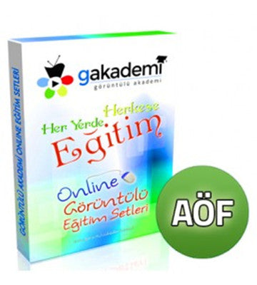 Pratik AÖF İdare Hukuku Online Görüntülü Eğitim Seti | Görüntülü Dershane Yayınları (İnce Kapak)