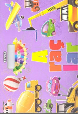 Çanta Boyama - Çıkartmalı Kitap - Araçlar | Çiçek Yayıncılık