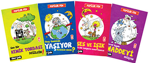 Popüler Fen Seti-4 Kitap Takım | Timaş Çocuk