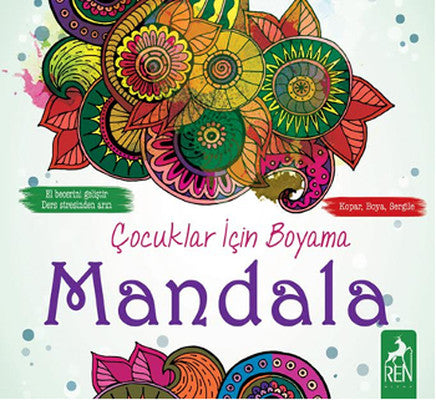 Çocuklar İçin Boyama - Mandala | Ren Kitap