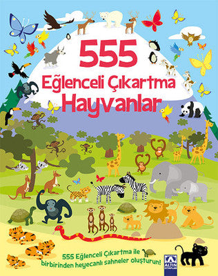 555 Eğlenceli Çıkartma Hayvanlar | Altın Kitaplar