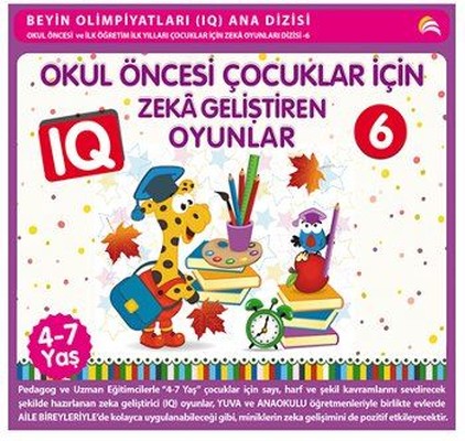 Okul Öncesi Çocuklar İçin IQ Zeka Geliştiren Oyunlar 6 4-7 Yaş | Ekinoks