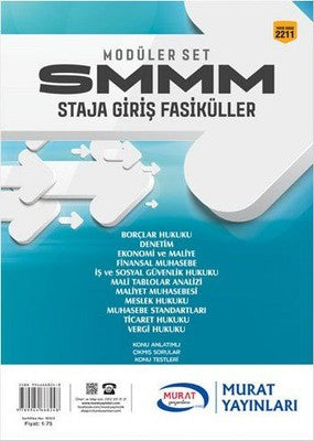 Modüler Set SMMM Staja Giriş Fasiküller 2211 | Murat Yayınları (İnce Kapak)