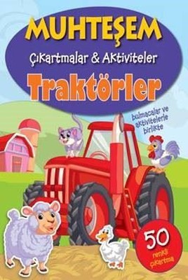Traktörler-Muhteşem Çıkartmalar ve Aktiviteler | Parıltı Yayınları