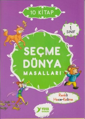 1. Sınıf Seçme Dünya Masalları-10 Kitap Takım | Yuva (İnce Kapak)