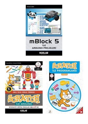 Scratch ile Kolay Programlama-3 Kitap Takım | Kodlab (İnce Kapak)