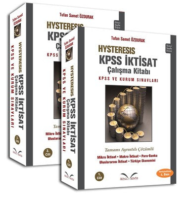 Hysteresis KPSS İktisat Çalışma Kitabı-2 Kitap Takım | İkinci Sayfa (İnce Kapak)