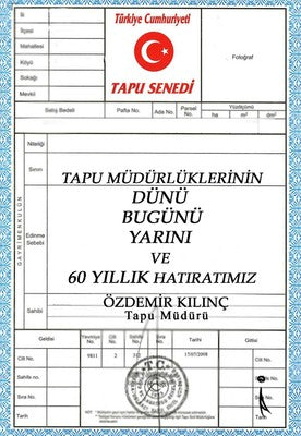 Tapu Müdürlüklerinin Dünü Bugünü Yarını ve 60 Yıllık Hatıratımız | İkinci Adam Yayınları