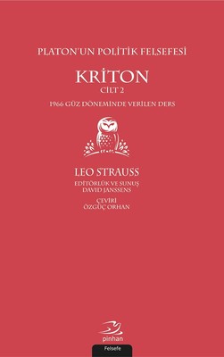 Kriton Cilt 2-Platon'un Politik Felsefesi | Pinhan Yayıncılık