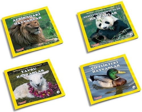 Benim Hayvan Arkadaşlarım-4 Kitap Takım | Yumurcak Yayınları (İnce Kapak)
