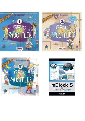 Genç Mucitler Seti 3-4 Kitap Takım | Kodlab (İnce Kapak)