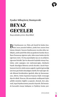 Beyaz Geceler | Can Yayınları