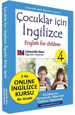 Çocuklar için İngilizce Kitap Serisi - 4 Kitap Takım | Limasollu Naci Öğretim Yay. (İnce Kapak)