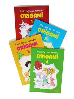 Origami Seti - 4 Kitap Takım | Yumurcak Yayınları (İnce Kapak)