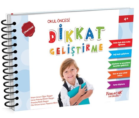 Dikkat Geliştirme 4 Yaş Kitabı | Yumurcak Yayınları