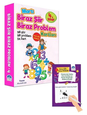 4.Sınıf Biraz Şiir Biraz Problem Kartları | Martı Yayınları