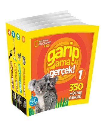 Garip Ama Gerçek Seti-National Geographic Kids-4 Kitap Takım | Beta Kids (İnce Kapak)