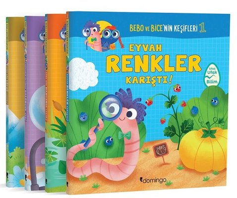 Ufak Ufak Bilim Seti-4 Kitap Takım | Domingo Yayınevi