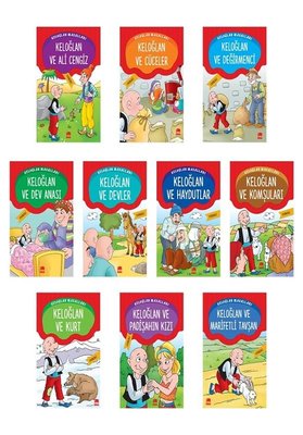 Keloğlan Masalları-Keloğlan ve Ali Cengiz-1. ve 2.Sınıflar için-10 Kitap Takım | Ema Genç