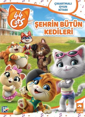 Şehrin Bütün Kedileri-Çıkartmalı Oyun Kitabı-44 Cats | Eksik Parça