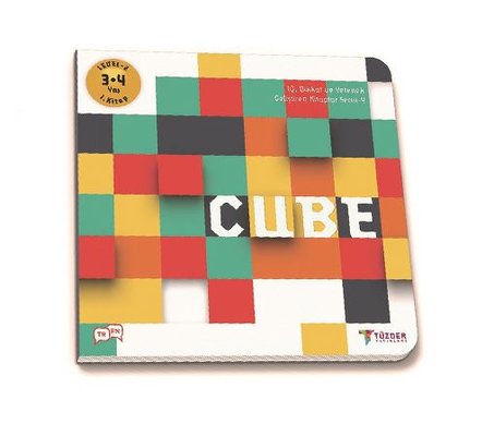 Cube-3-4 Yaş Level 2 1.Kitap-IQ ve Yetenek Geliştiren Kitaplar Serisi | Tüzder Yayınları