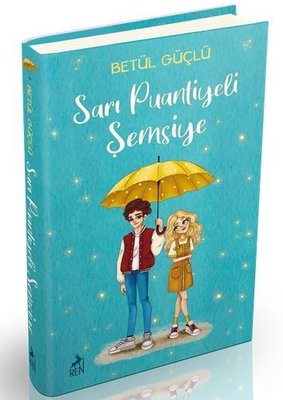 Sarı Puantiyeli Şemsiye | Ren Kitap