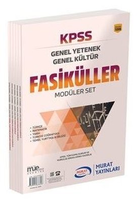 KPSS GYGK Fasiküller Modüler Set 1086 | Murat Yayınları (İnce Kapak)