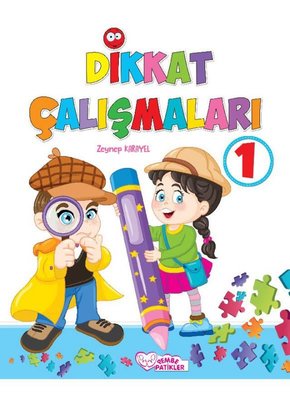 Okul Öncesi Dikkat Çalışmaları 1 - 2 | Pembe Patikler