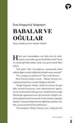 Babalar ve Oğullar | Turkuvaz Kitap