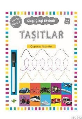 Taşıtlar Çıkartmalı Aktiviteler 4 Yaş Çizgi Çizgi Etkinlik | Kukla