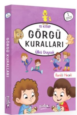 1. Sınıf Görgü Kuralları Seti 10 Kitap Takım | Pinokyo