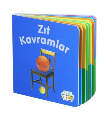 Zıt Kavramlar - Mini Karton Kitaplar | 0-6 Yaş Yayınları
