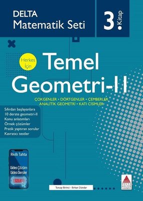 Matematik Seti 3.Kitap - Herkes İçin Temel Geometri 2 | Delta Kültür-Eğitim (İnce Kapak)