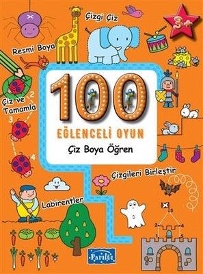 100 Eğlenceli Oyun - Çiz Boya Öğren | Parıltı Yayınları