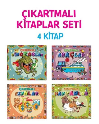 Çıkartmalı Kitaplar Seti - 4 Kitap Takım | Pal Sokağı (İnce Kapak)