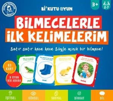 Bilmecelerle İlk Kelimelerim | Bi Kutu Oyun Yayınevi