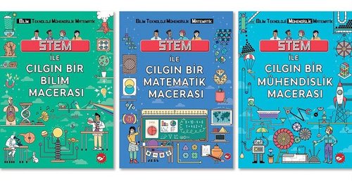 Stem ile Çılgın Maceralar Seti - 3 Kitap Takım | Beyaz Balina Yayınları