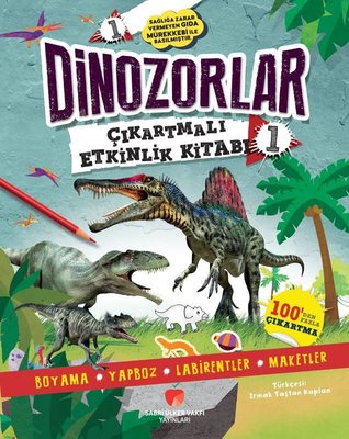 Dinozorlar Çıkartmalı Etkinlik Kitabı - 1 | Sabri Ülker Vakfı