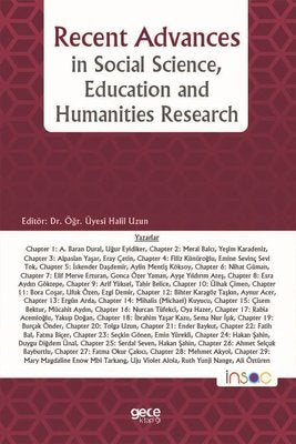 Recent Advances in Social Science Education | Gece Kitaplığı