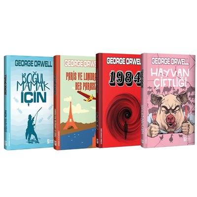 George Orwell Seti - 4 Kitap Takım | Parola Yayınları