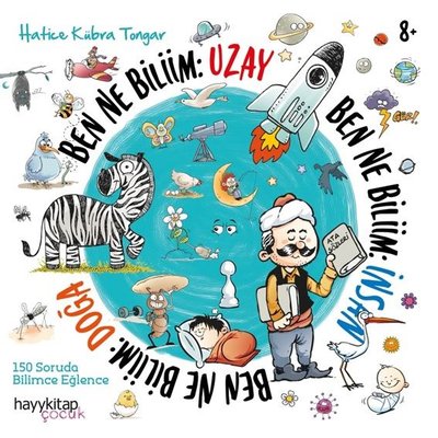 Ben Ne Biliim Seti - 150 Soruda Bilince Eğlence - 3 Kitap Takım | Hayy Kitap
