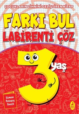 Farkı Bul Labirenti Çöz - 3 Yaş | Ren Kitap