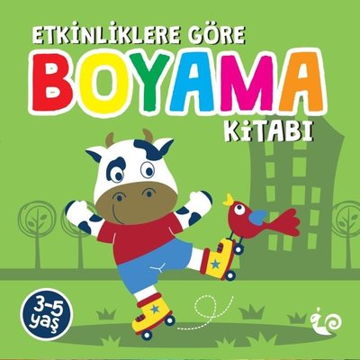 Etkinliklere Göre Boyama Kitabı - Yeşil | Çikolata Yayınevi