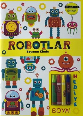 Minik Ressamlar - Robotlar Boyama Kitabı | Doğan ve Egmont Yayıncılık