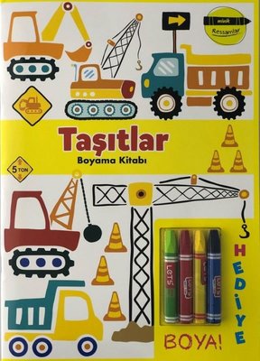 Minik Ressamlar - Taşıtlar Boyama Kitabı | Doğan ve Egmont Yayıncılık