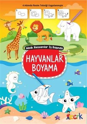 Hayvanlar Boyama - Minik Ressam İş Başında | Bıcırık Yayınları